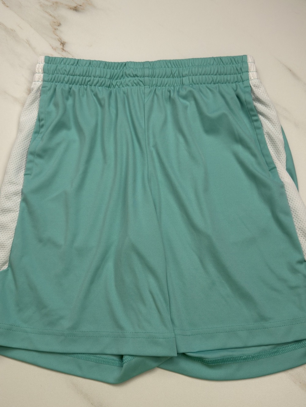 TEK GEAR Dry Tek Turquoise Shorts - Boys Large Husky